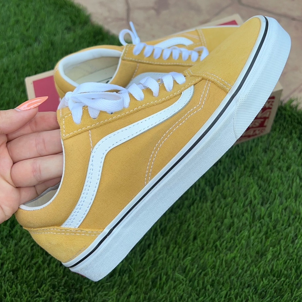 Brand New Yellow Old Skool Vans